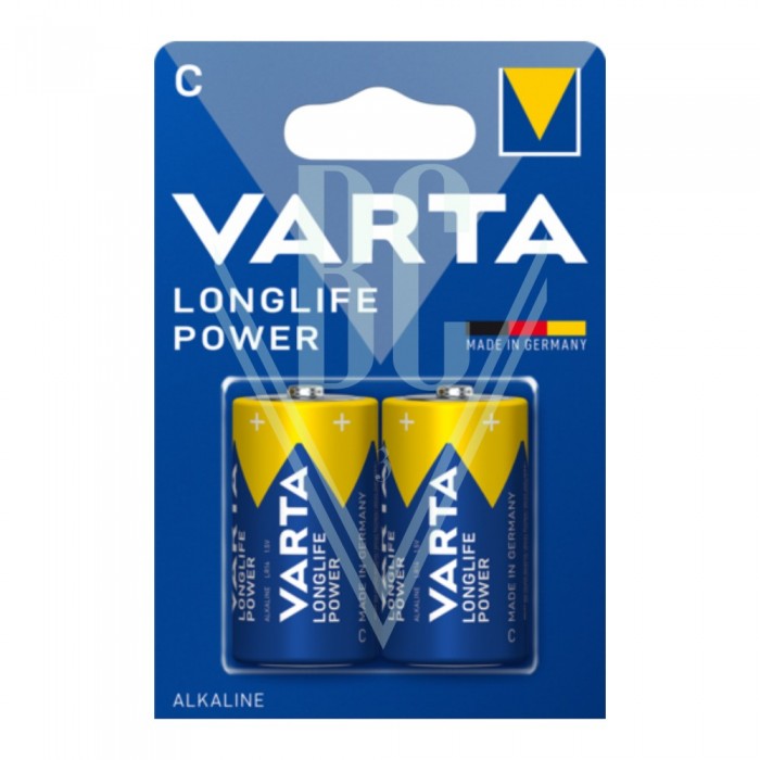 Varta Longlife Power Batterie C Baby LR14 4914, 2er Pack