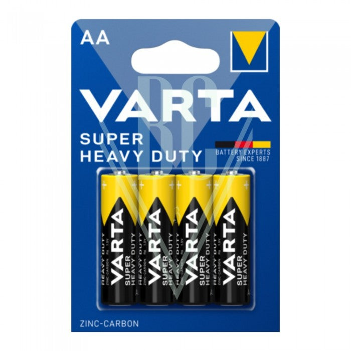 Varta Super Heavy Duty Batterie AA Mignon R6 2006, 4er Pack