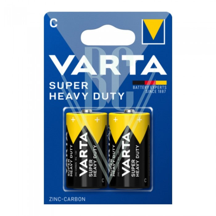 Pile Varta Super Heavy Duty C Bébé R14 2014, lot de 2