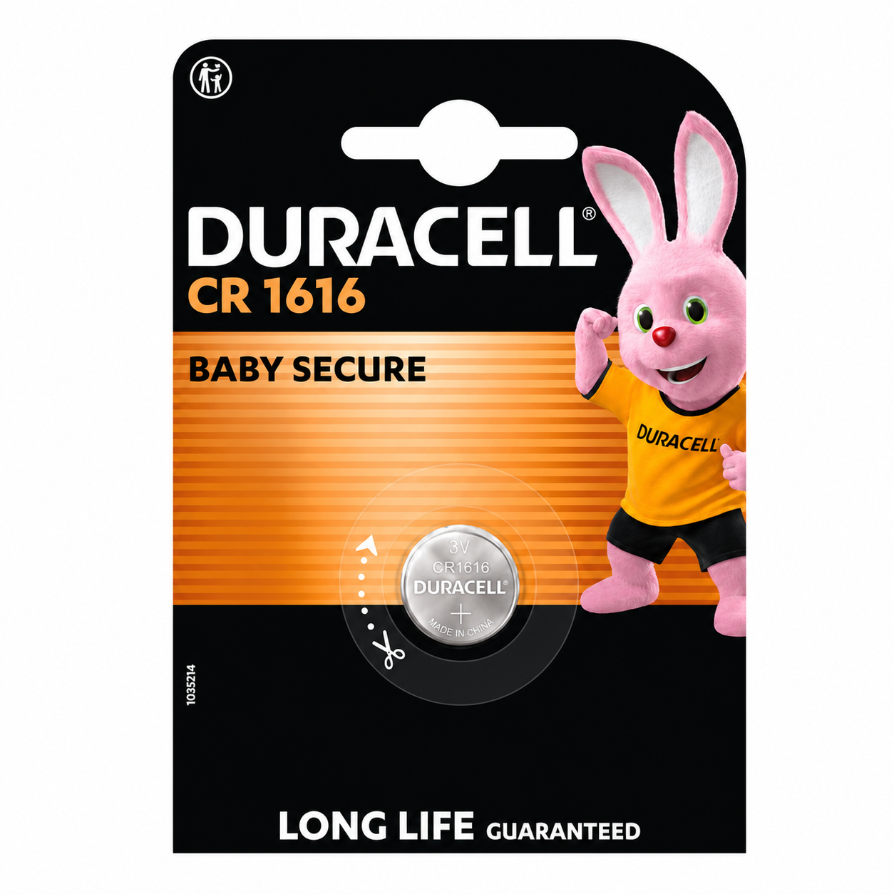 Pile bouton Duracell 1616 CR1616 3V, lot de 1