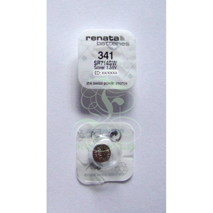 Renata Uhrenbatterie 341 SR714 SR714SW, 1er Pack