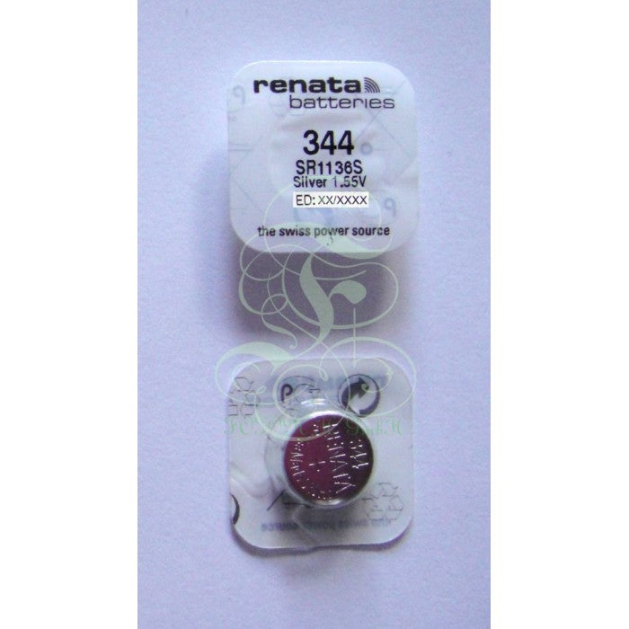 Pile pour montre Renata 344 SR42SW SR1136SW SR42, lot de 1
