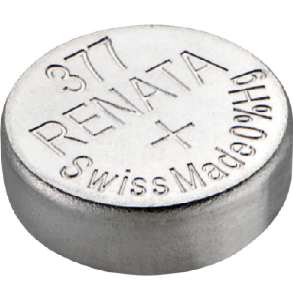 Renata Watch Battery 377 SR66SW SR626SW SG4 LR66, 1-pack