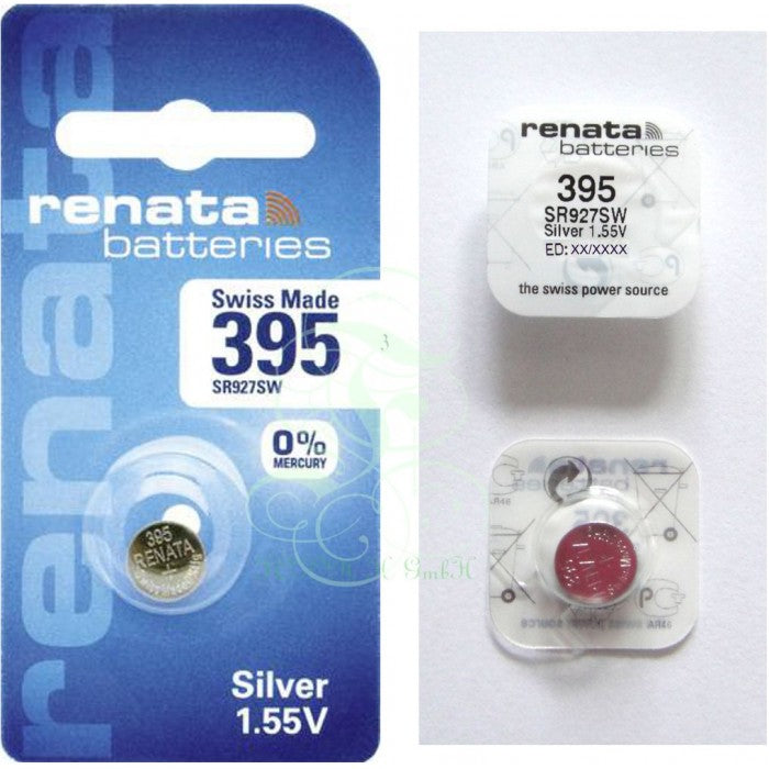 Renata pile 395 SR57SW SR927SW SG7 LR57, lot de 1