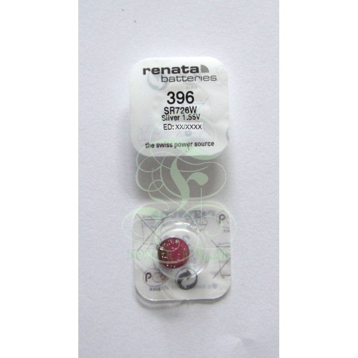 Renata Pile de montre 396 SR59W SR726W SG2 LR59, lot de 1
