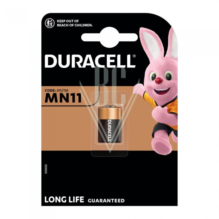 Duracell Batterie MN11 LR11 A11 A21 6V, 1er Pack