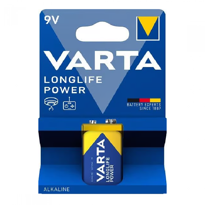 Pile Varta Longlife Power 9V E-Block 6LR61 4922, lot de 1