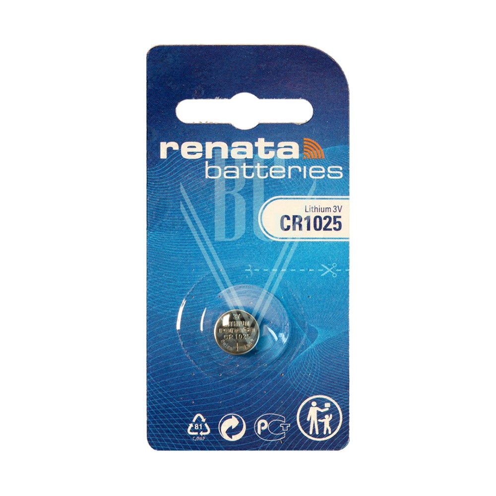 Renata Knopfzellenbatterie 1025 CR1025 3V, 1er Pack