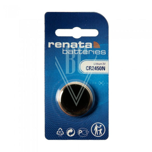Renata Knopfzellenbatterie 2450 CR2450N 3V, 1er Pack