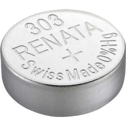 Renata Uhrenbatterie 303 SR44SW SR1154SW SG13 LR44, 1er Pack