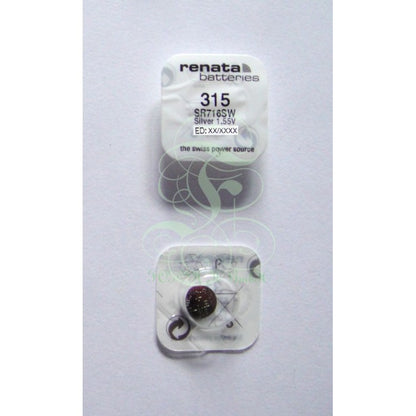 Renata Uhrenbatterie 315 SR67 SR67SW SR716SW, 1er Pack