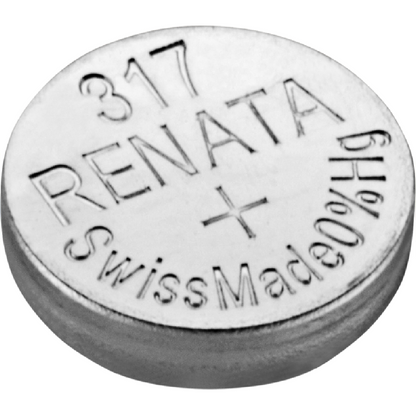 Renata Uhrenbatterie 317 SR62 SR62SW SR516SW LR62, 1er Pack