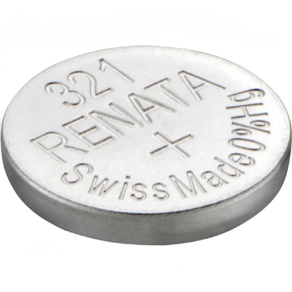 Renata Uhrenbatterie 321 SR65SW SR616SW LR65, 1er Pack