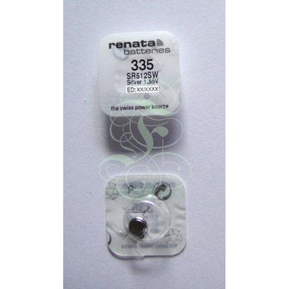 Renata Uhrenbatterie 335 SR512 SR512SW, 1er Pack