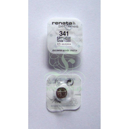 Renata Uhrenbatterie 341  SR714 SR714SW, 1er Pack