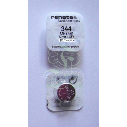 Pile pour montre Renata 344 SR42SW SR1136SW SR42, lot de 1