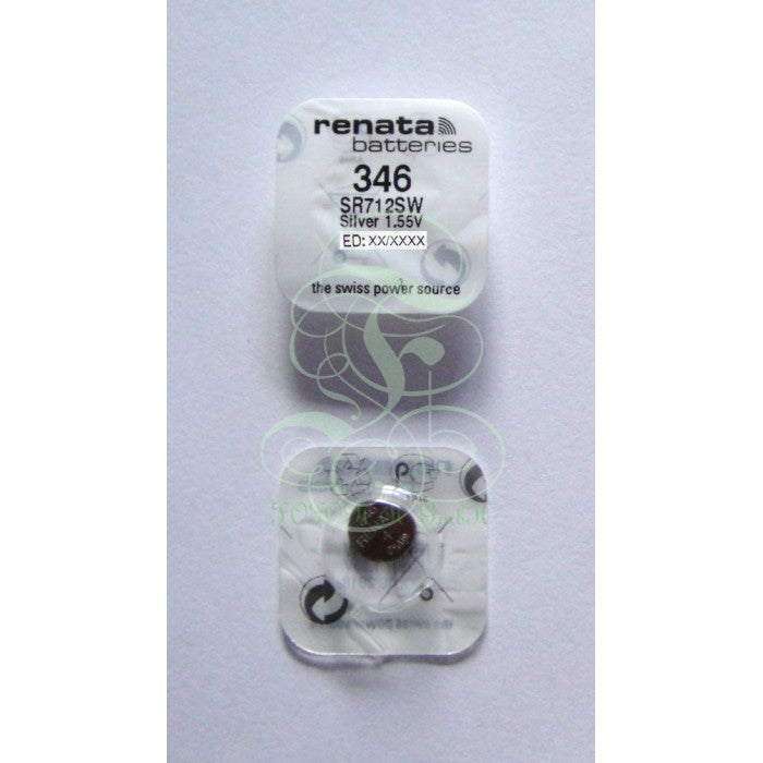 Renata Uhrenbatterie 346 SR712 SR712SW, 1er Pack