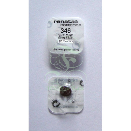 Renata Uhrenbatterie 346 SR712 SR712SW, 1er Pack