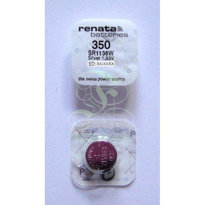 Renata Uhrenbatterie 350 SR42W SR1136W SR42, 1er Pack