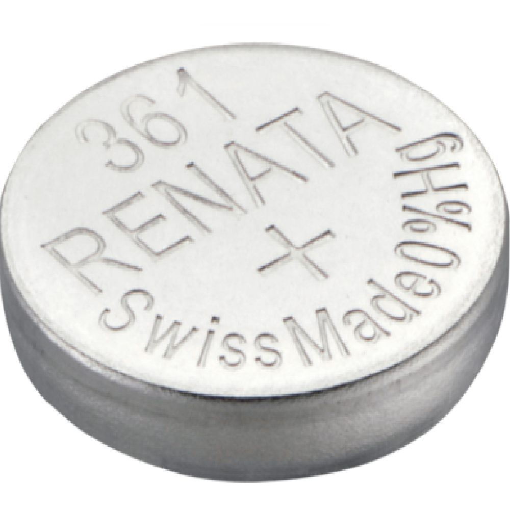 Renata Uhrenbatterie 361 SR58W SR721W SG11 LR58, 1er Pack