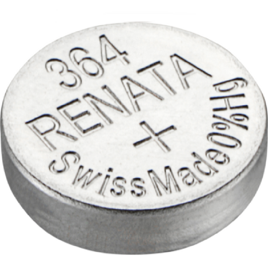 Renata Uhrenbatterie 364 SR60 SR621SW SG1 LR60, 1er Pack