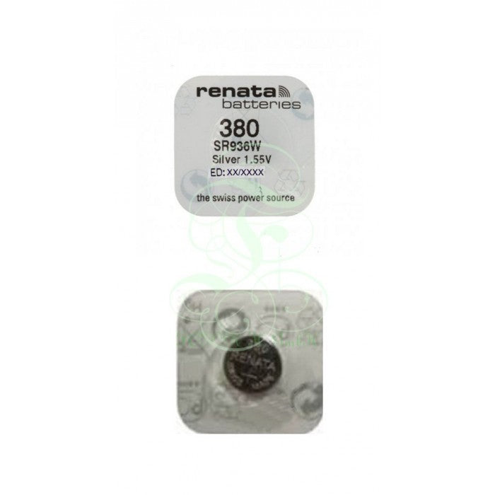 Renata Uhrenbatterie 380 SR45W SR936W SG9 LR45, 1er Pack