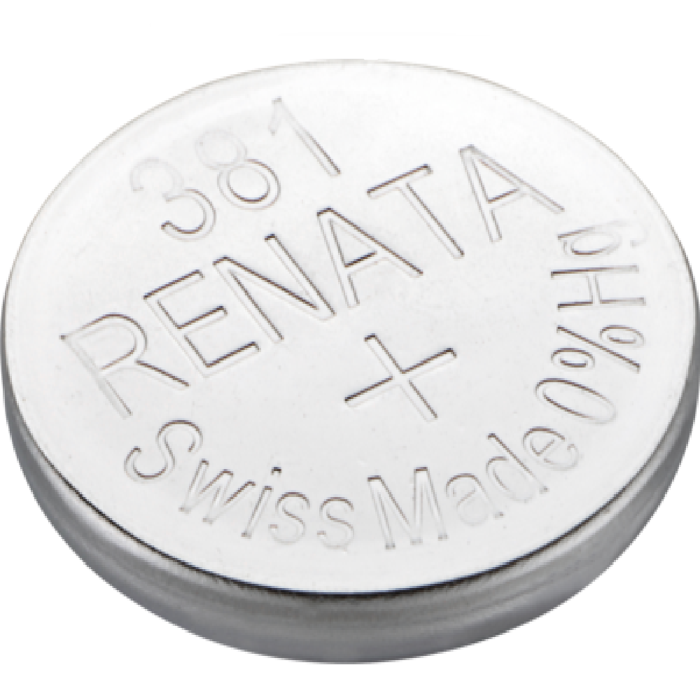 Renata pile bouton 381 SR55SW SR1120SW SG8 LR55, lot de 1