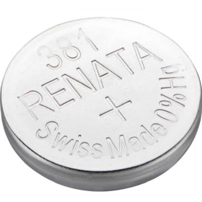 Renata pile bouton 381 SR55SW SR1120SW SG8 LR55, lot de 1