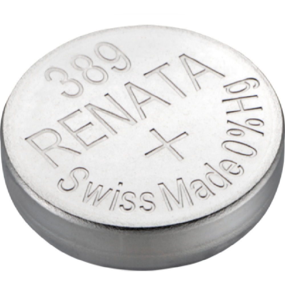 Renata Uhrenbatterie 389 SR54W SR1130W SG10 LR54, 1er Pack
