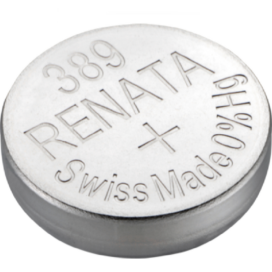 Renata Uhrenbatterie 389 SR54W SR1130W SG10 LR54, 1er Pack