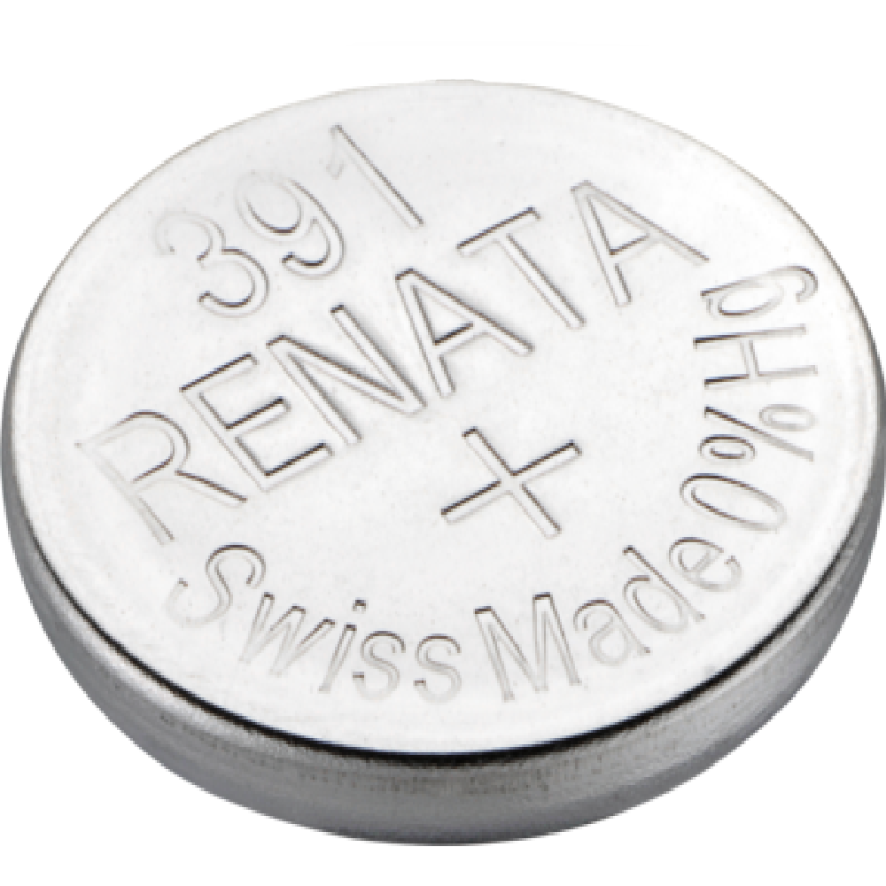 Renata Uhrenbatterie 391 SR55W SR1120W SG8 LR55, 1er Pack