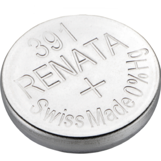 Renata Uhrenbatterie 391 SR55W SR1120W SG8 LR55, 1er Pack