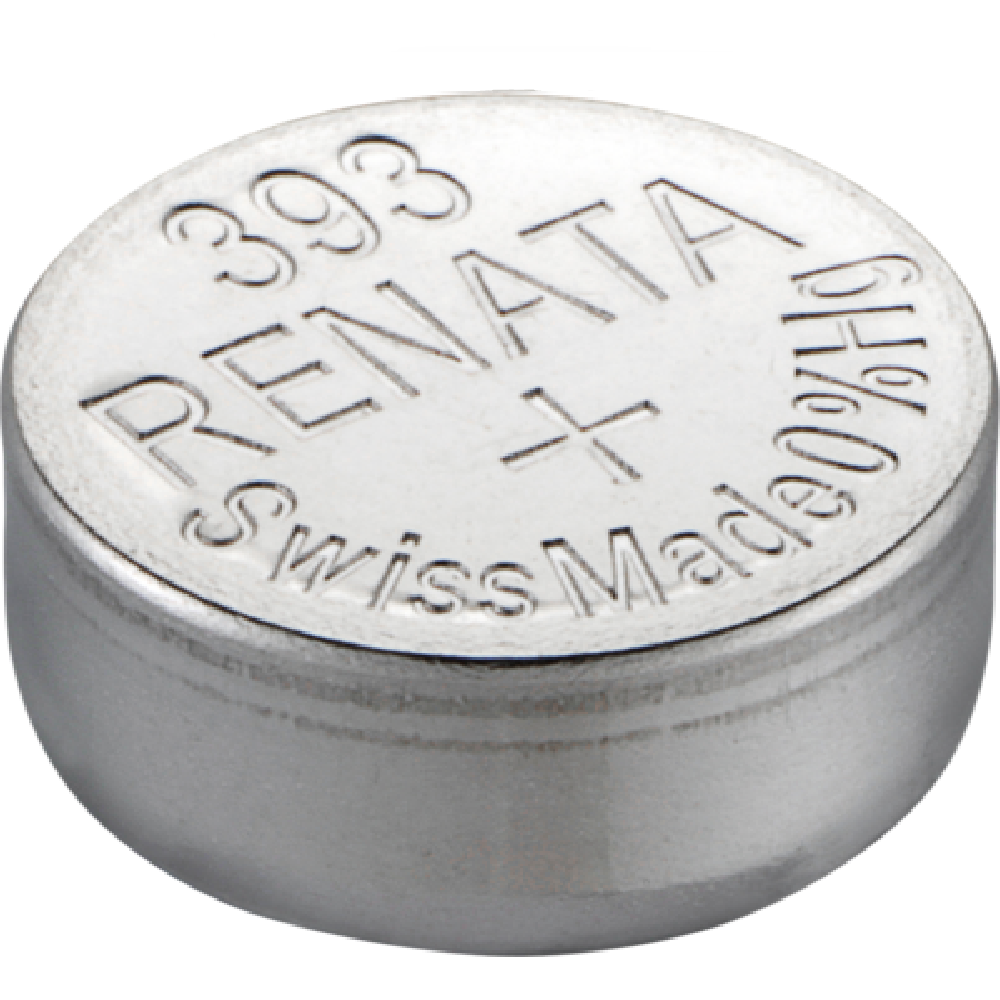Renata Uhrenbatterie 393 SR48W SR754W SG5 LR48, 1er Pack
