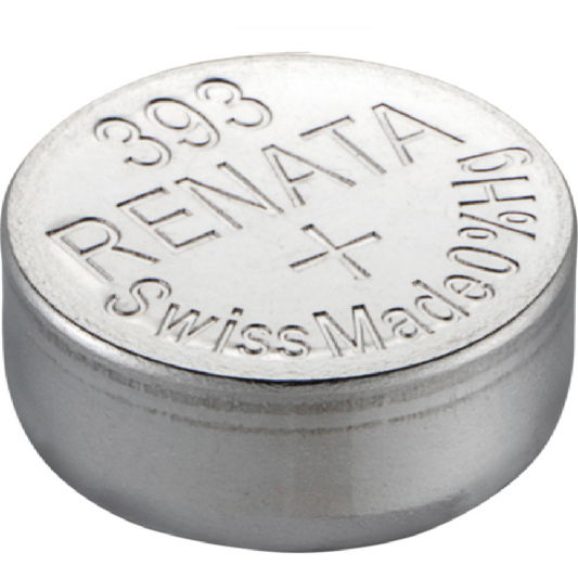 Renata Uhrenbatterie 393 SR48W SR754W SG5 LR48, 1er Pack
