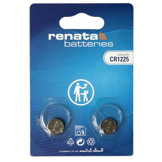 Renata Knopfzellenbatterie 1225 CR1225 3V, 2er Pack