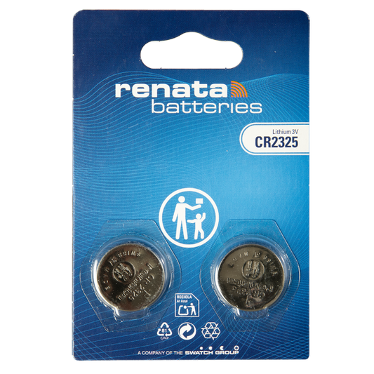 Renata Coin Cell Battery 2325 CR2325 3V, 2-Pack