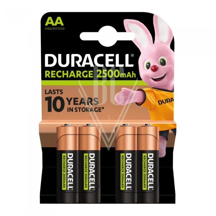 Duracell Recharge Akku AA Mignon HR06 2500mAh Ni-Mh