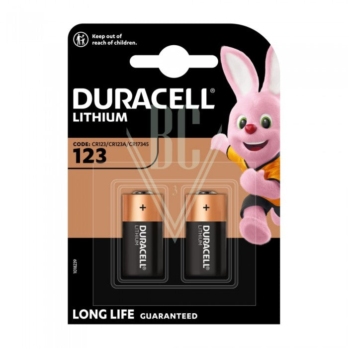 Pile photo Duracell CR123 CR17345 3V