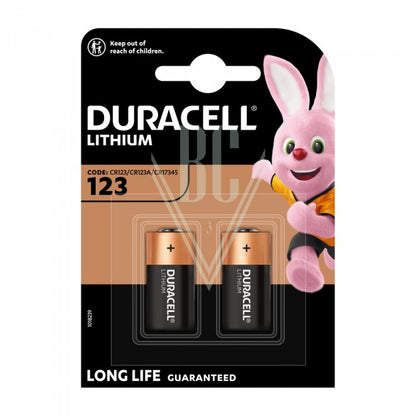 Pile photo Duracell CR123 CR17345 3V