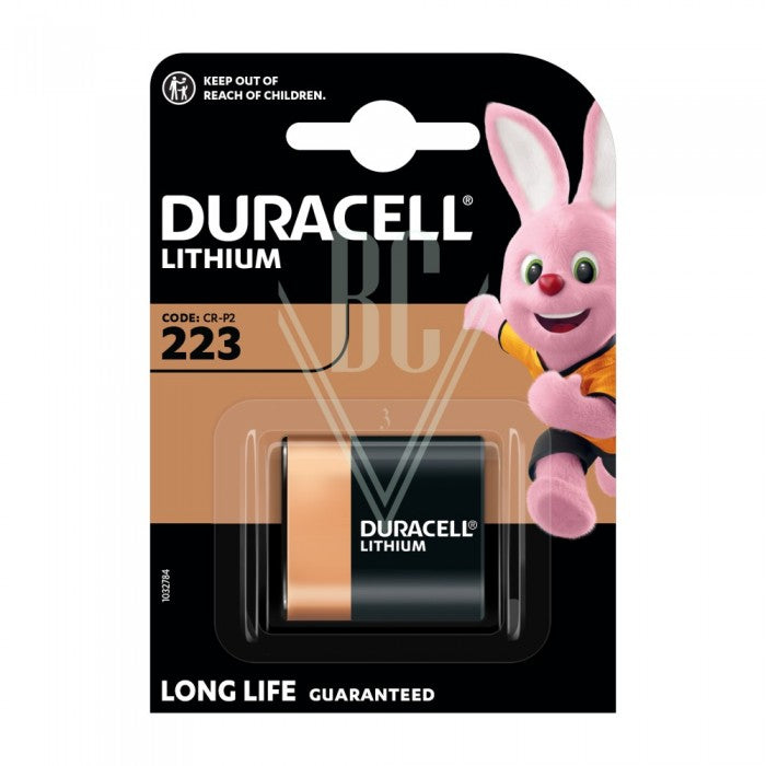 Pile photo Duracell 223 CRP2 6V, pack de 1