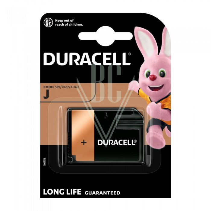 Duracell Batterie J Flatpack 4LR61 7K67 6V, 1er Pack