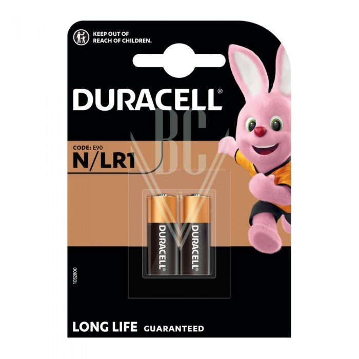 Pile Duracell N Lady LR1 MN9100 1,5V, pack de 2