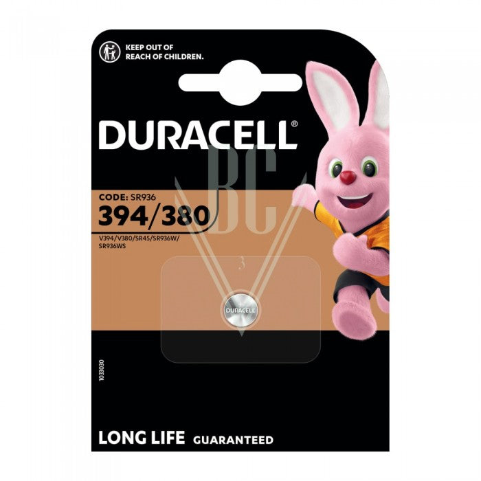 Duracell Uhrenbatterie 394/380 SR45 SR936SW SG9 LR45, 1er Pack