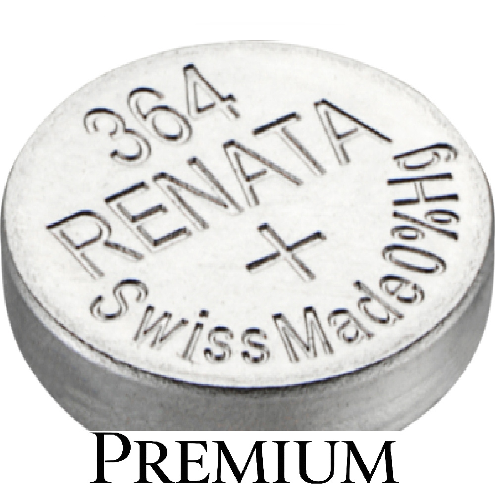 Renata Uhrenbatterie MP-E 364 SR60 SR621SW SG1 LR60, 1er Pack