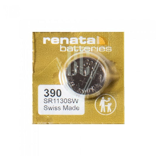 Renata Uhrenbatterie MP-E 390 SR54SW SR1130S SG10 LR54, 1er Pack