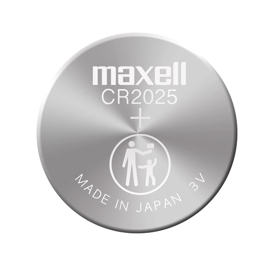 Maxell Knopfzellenbatterie 2025 CR2025 3V, 5er Pack