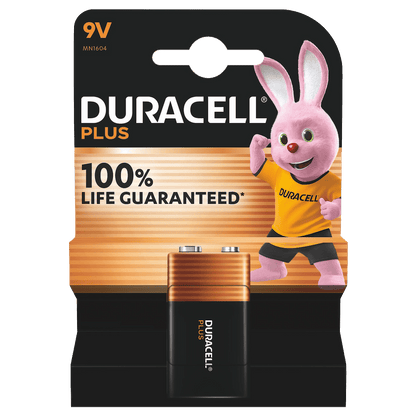 Duracell Plus Batterie 9V E-Block 6LR61 MN1604
