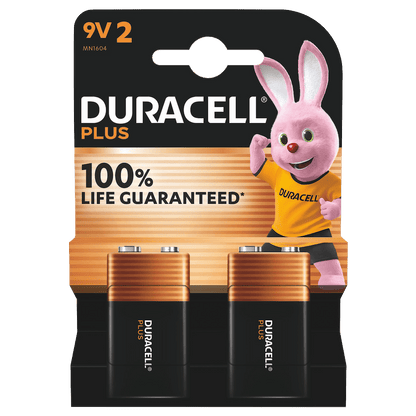 Duracell Plus Batterie 9V E-Block 6LR61 MN1604