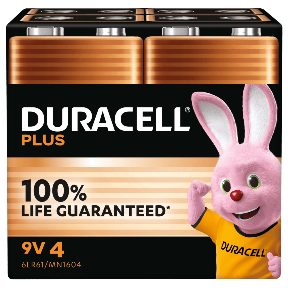 Duracell Plus Batterie 9V E-Block 6LR61 MN1604