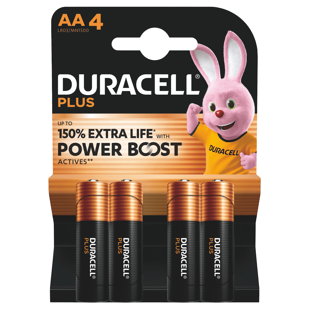 Duracell Plus Batterie AA Mignon LR6 MN1500